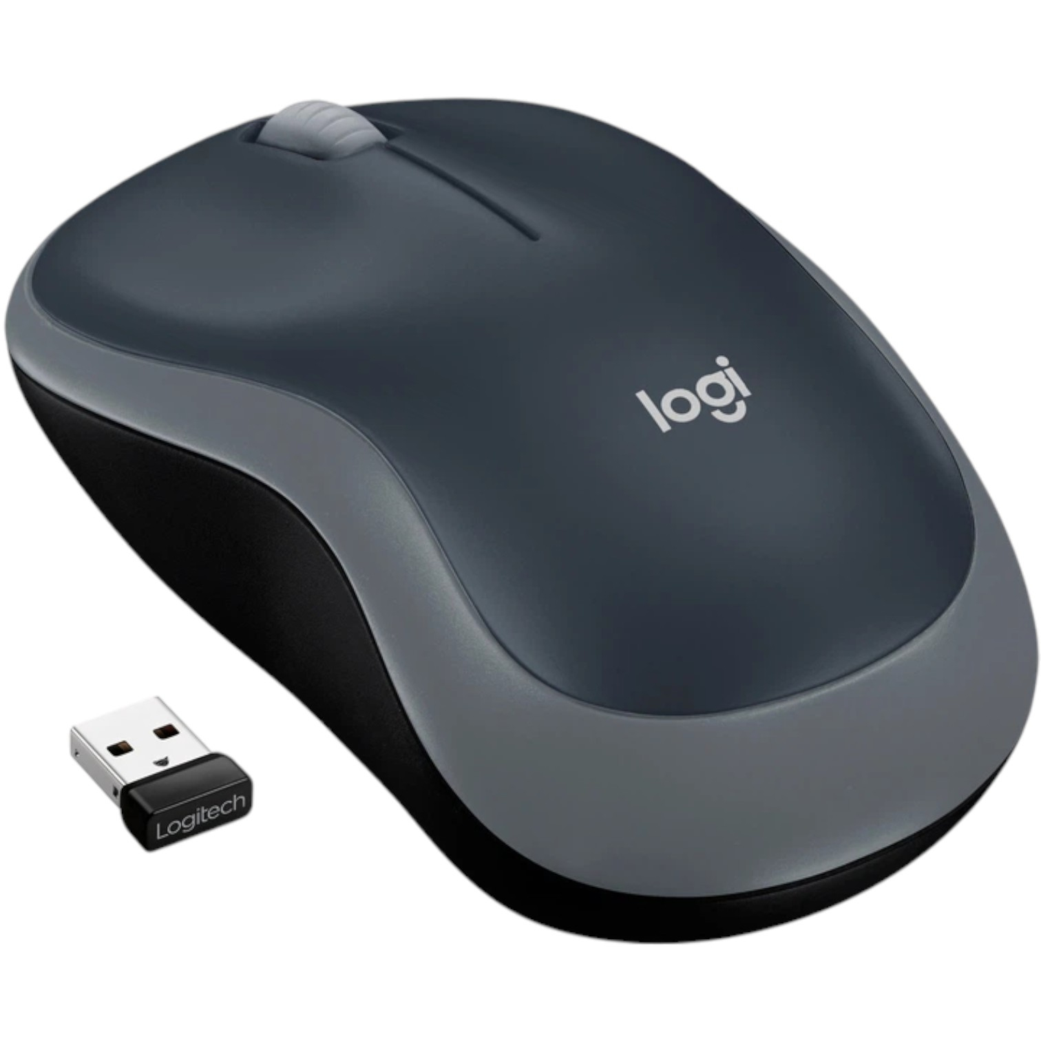 Миша бездротова Logitech M185 (910-002238/910-002235) Gray NEW 00-00002734